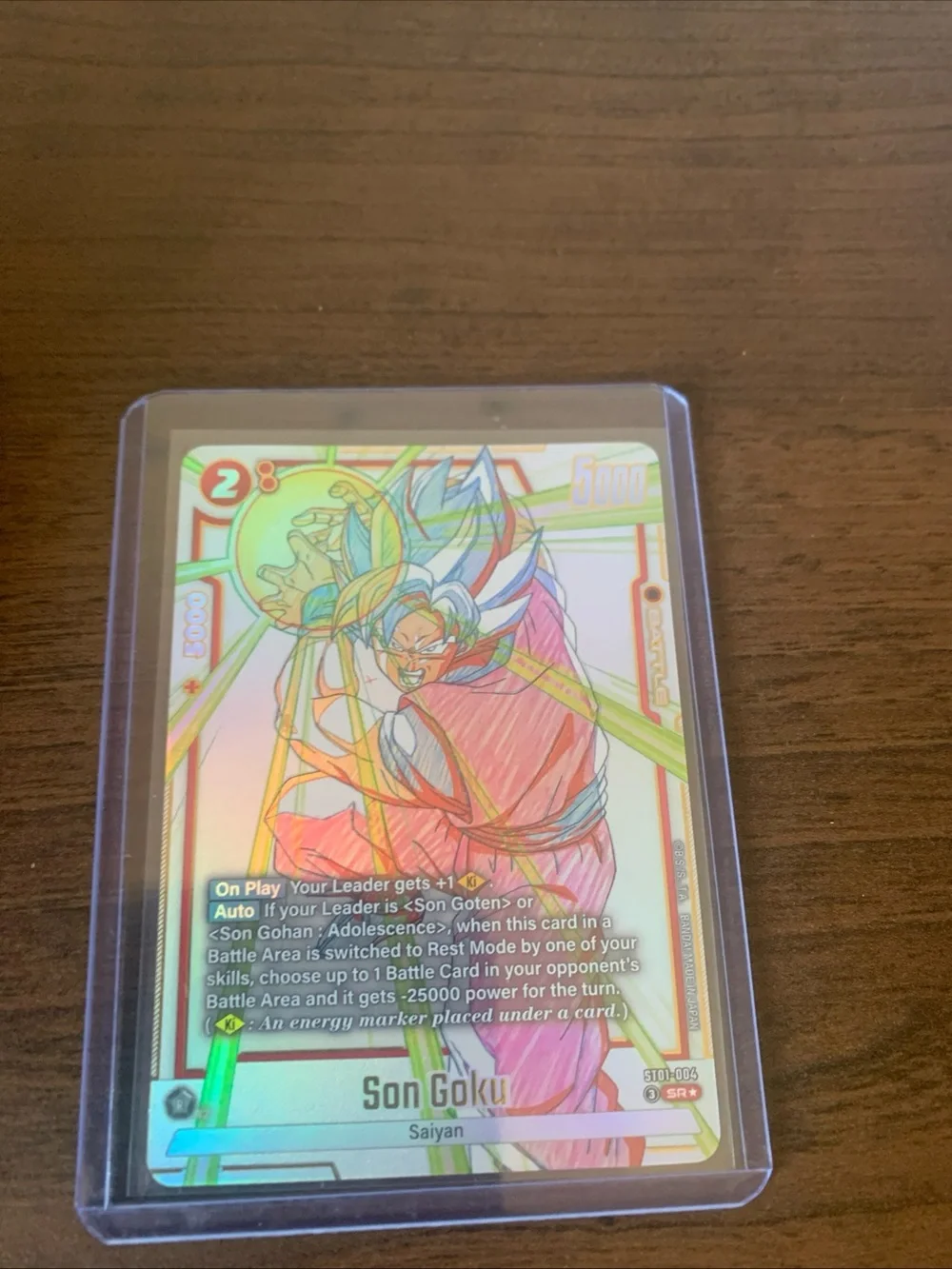 Son Goku Holographic Trading Card - Multicolor